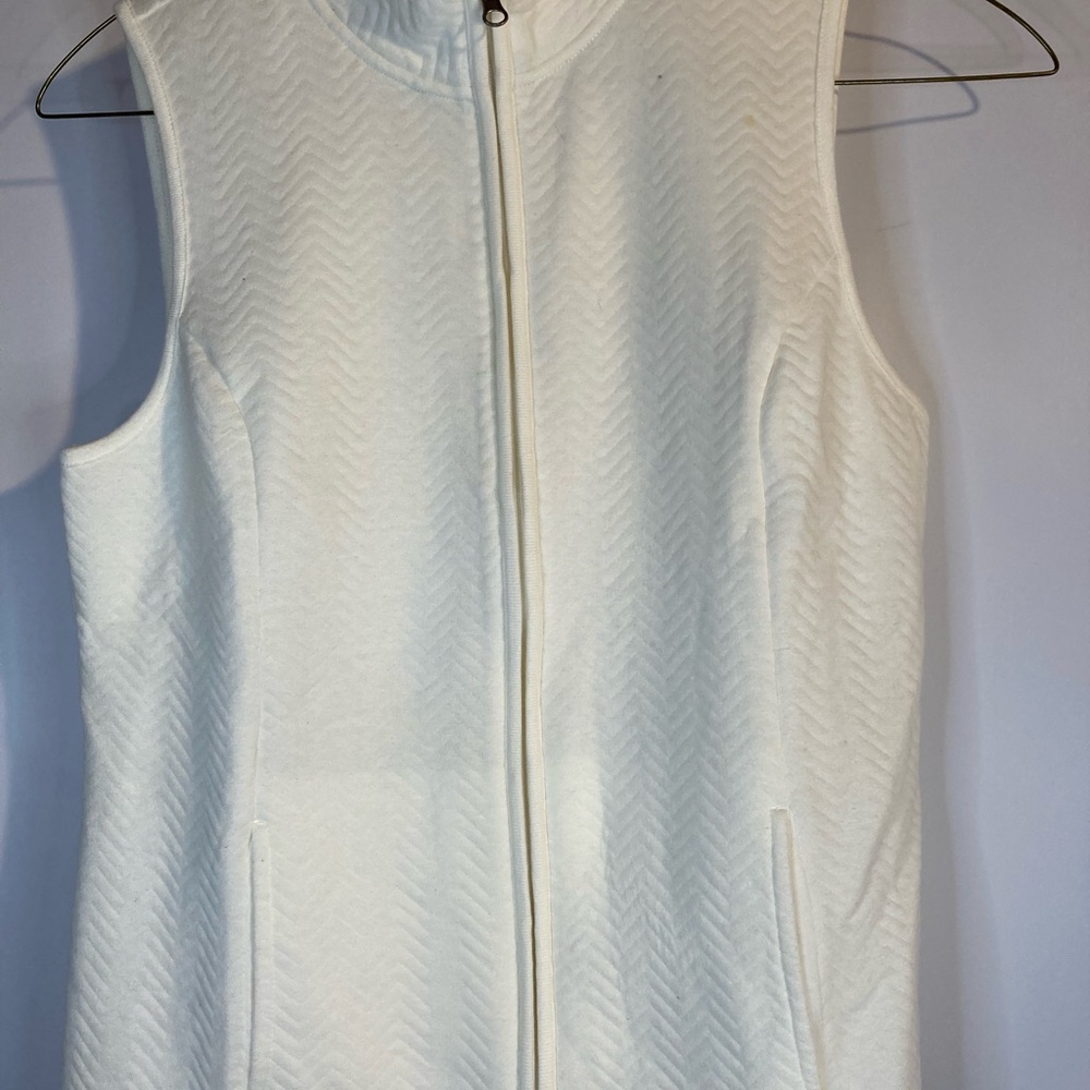 Kim Rogers Quilted Vest Sleeveless Women y2k Size M